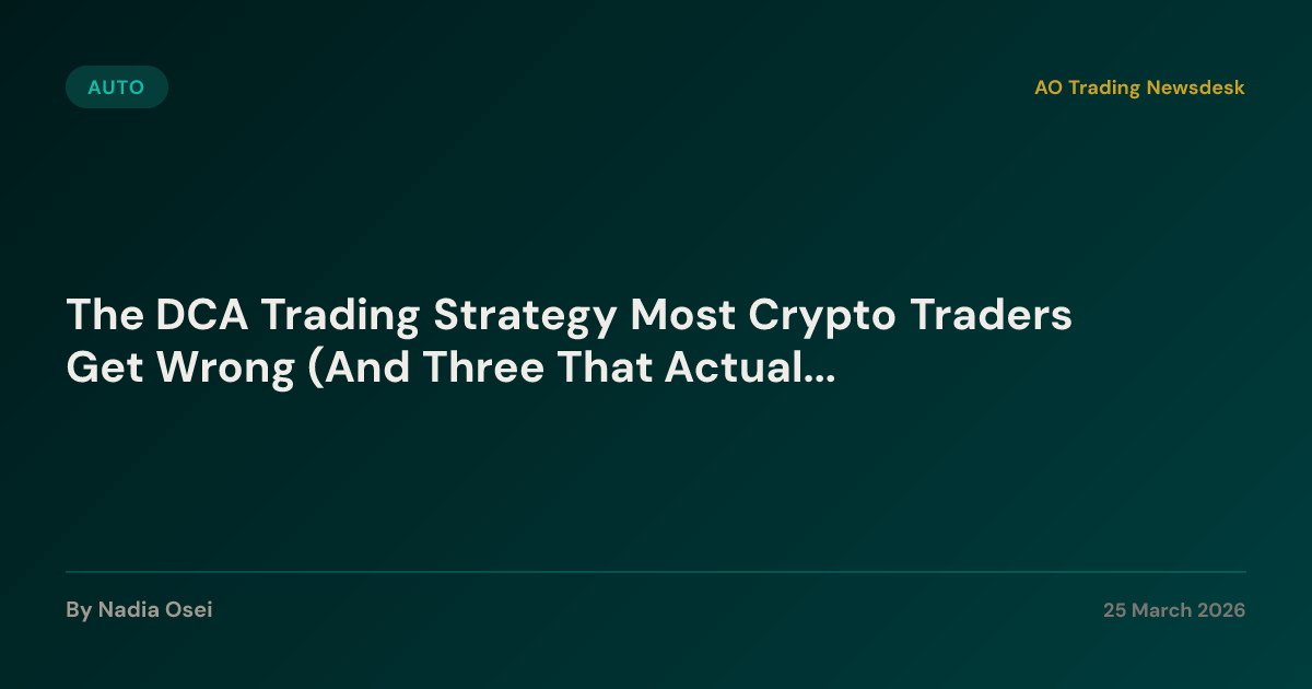 DCA Trading Strategy: 3 Methods That Beat Buy-and-Hold